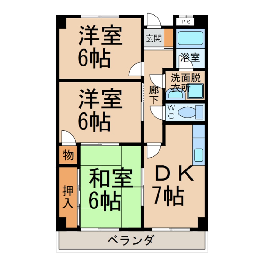 間取図 マンション藤丸