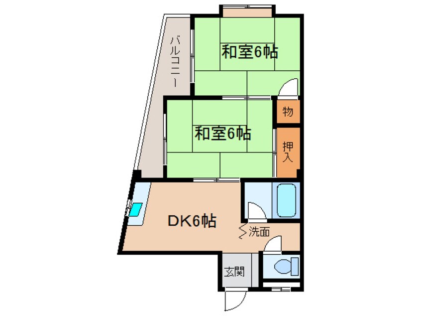 間取図 桜井ハイツ