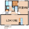 パイン 1LDKの間取り
