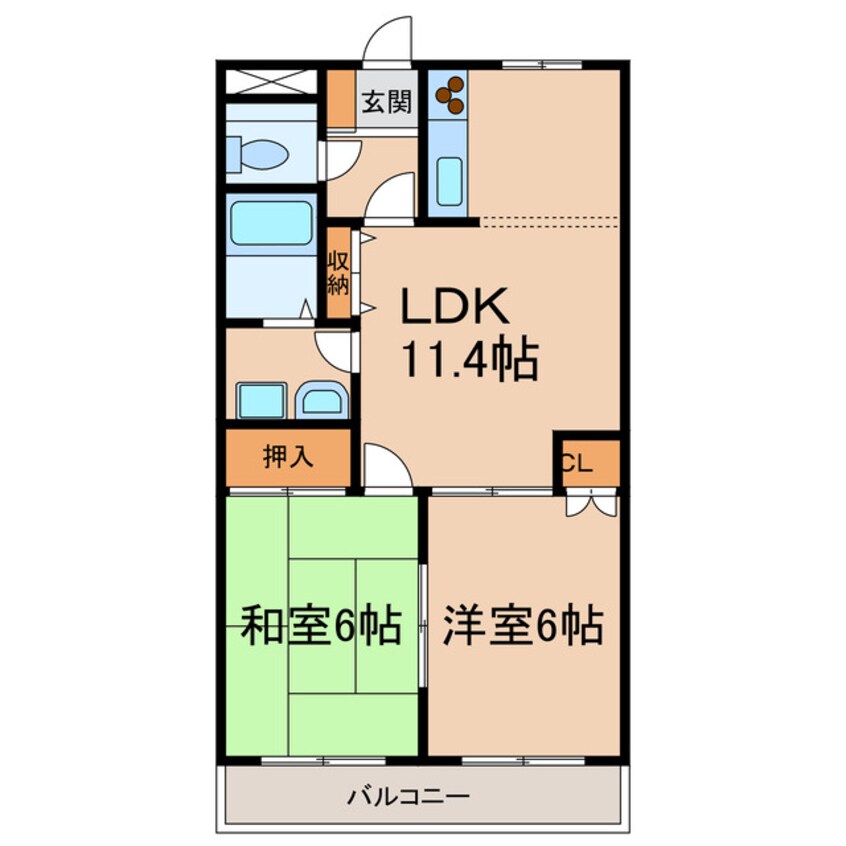 間取図 シャトーメゾン