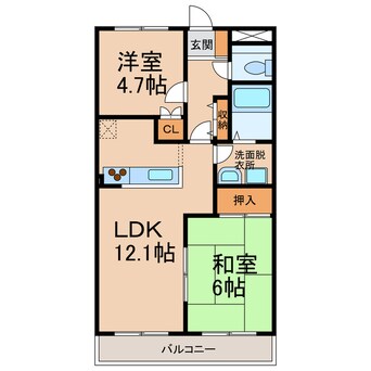 間取図 シャトーメゾン