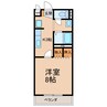 サープラス大山 1Kの間取り