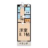 ｄｅａｒｅｓｔ 1Kの間取り