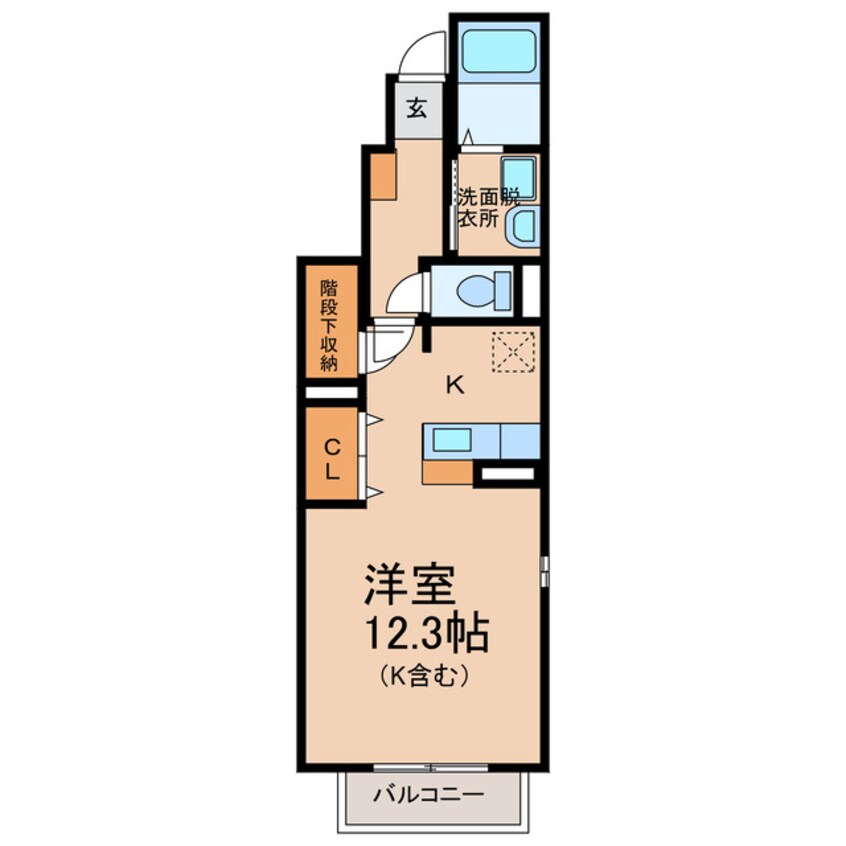 間取図 ドゥーハウスⅢ