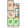 サンメゾン小牧 3DKの間取り