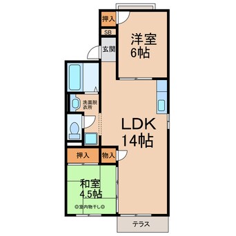 間取図 メゾンルミエールＡ棟