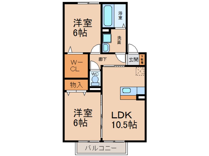 間取図 サニーテラスⅠ