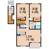 ベリエ Ａ 2LDKの間取り