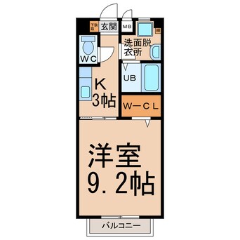 間取図 プランドールコート中央