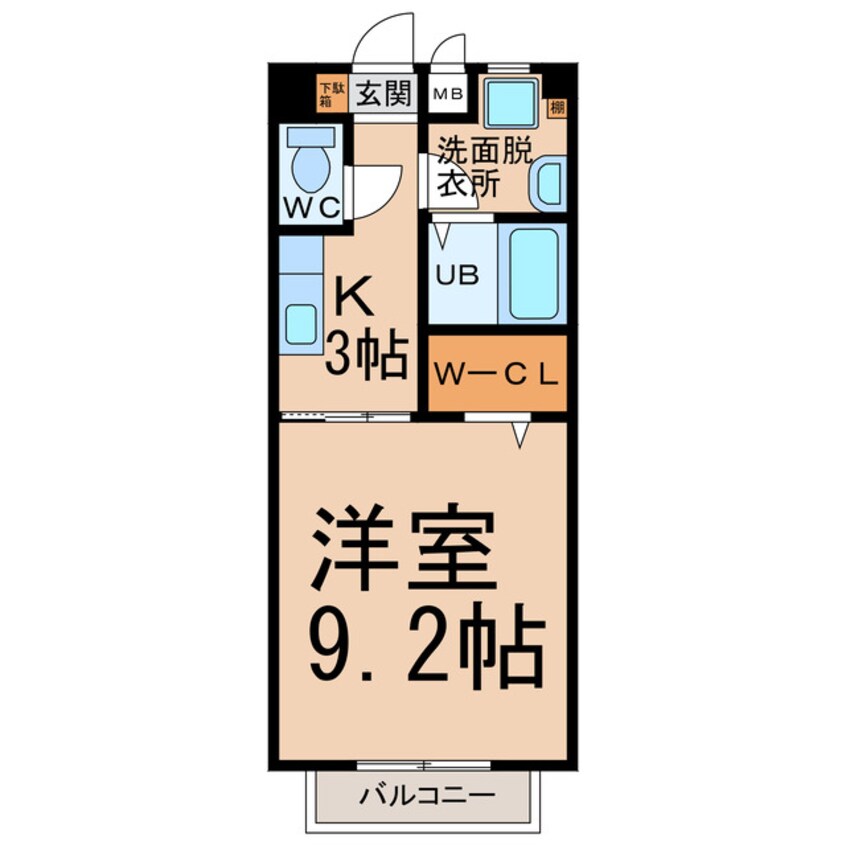 間取図 プランドールコート中央