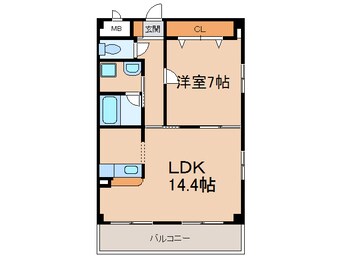 間取図 プリミエール外山