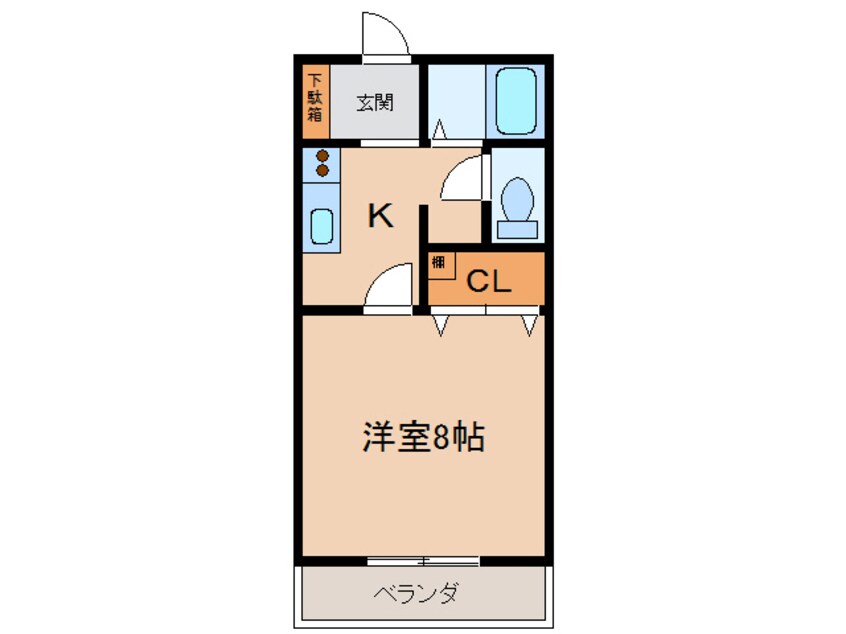 間取図 サン・friends二重堀Ⅰ・Ⅱ