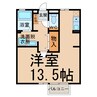 アヴェニュー小松寺A・B 1Rの間取り