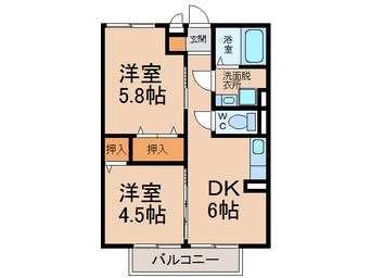 間取図 コーポクレスト