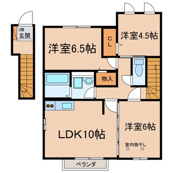 間取図 クローバーハウス