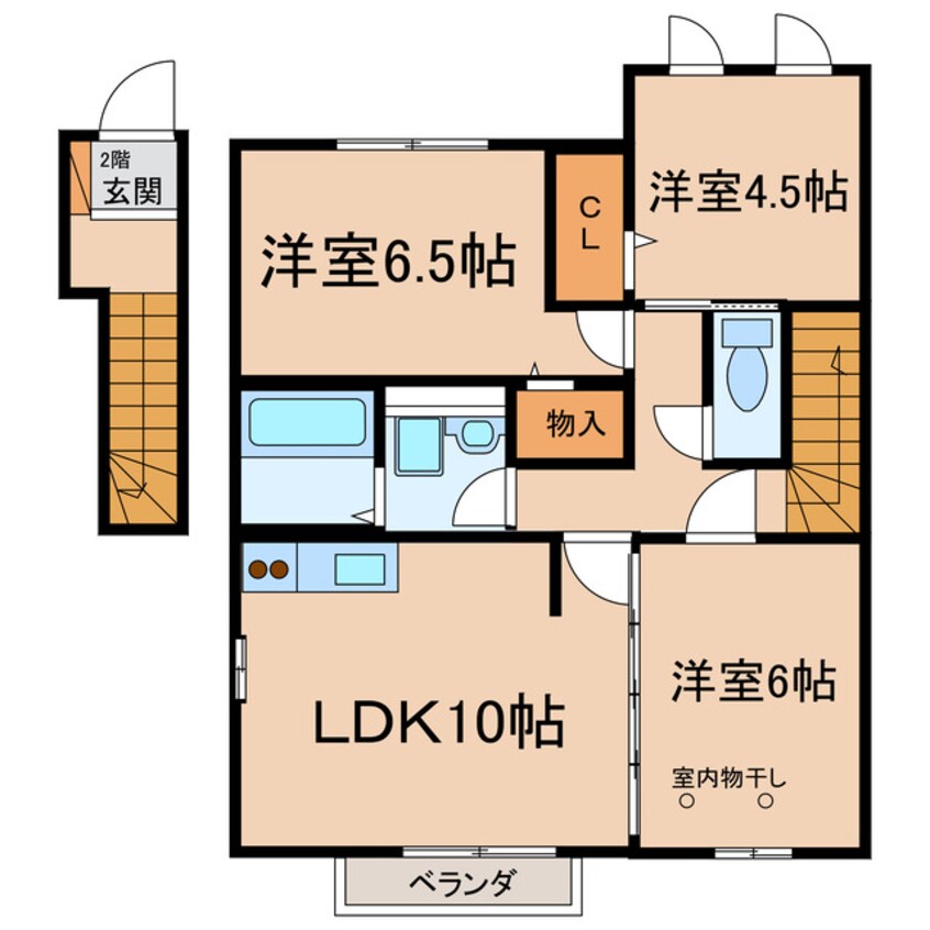 間取図 クローバーハウス