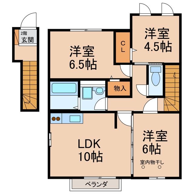 間取り図 クローバーハウス