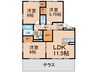 ロイヤルガーデン北屋敷Ⅱ 3LDKの間取り