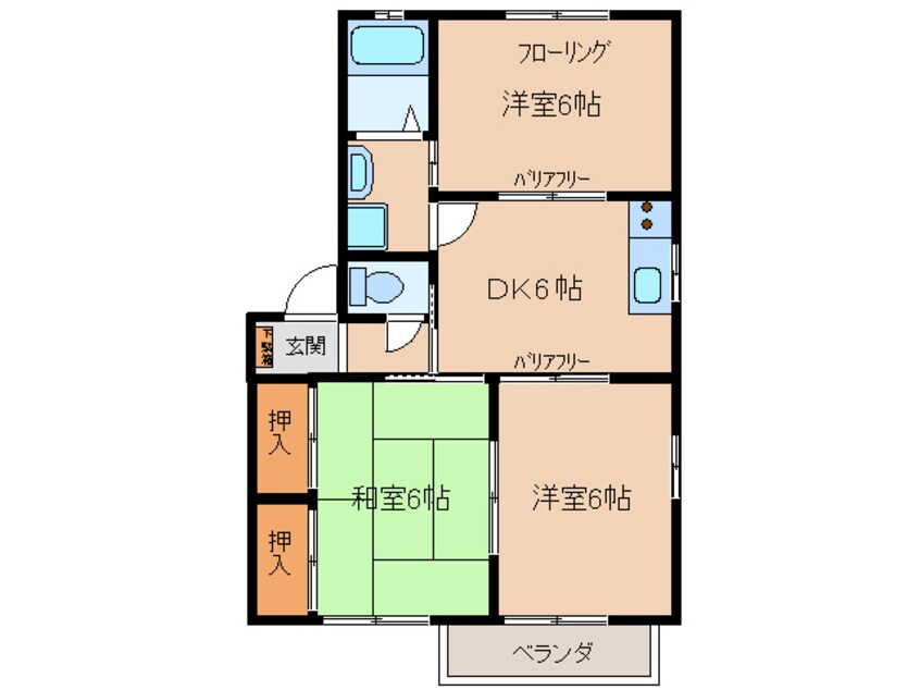 間取図 クレール