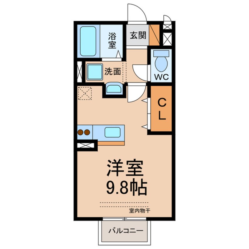 間取図 グリーン