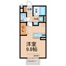 グリーン 1Rの間取り