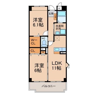 間取図 サンフォレストヴィラ