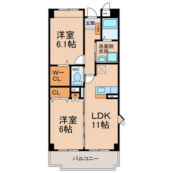 間取図 サンフォレストヴィラ