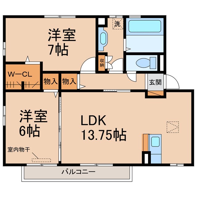 間取り図 フォレスタＢ棟