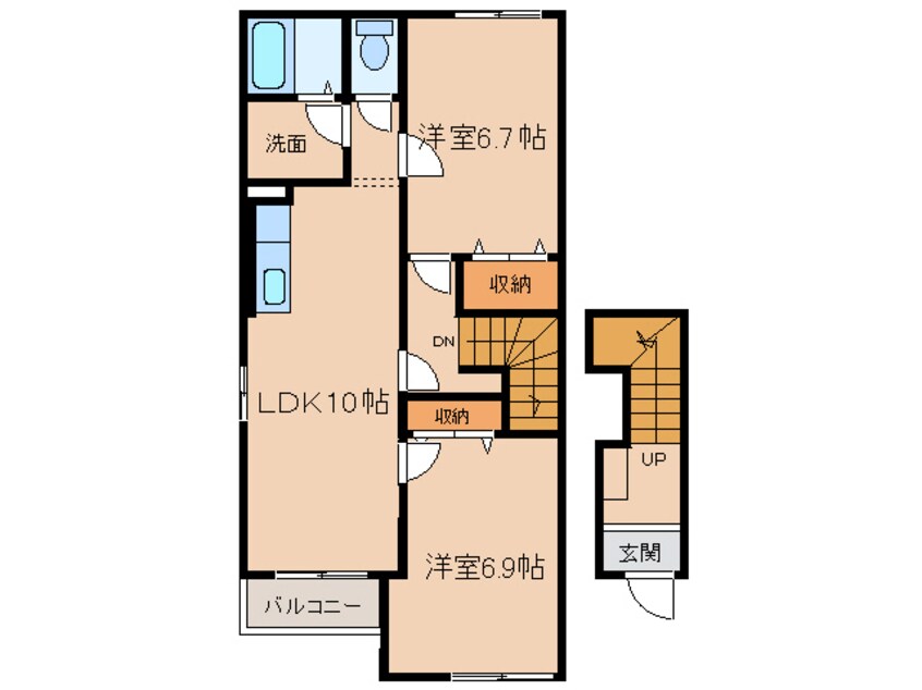 間取図 サンフォレスト