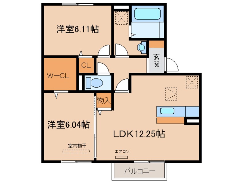 間取図 ムーンライトＢ棟