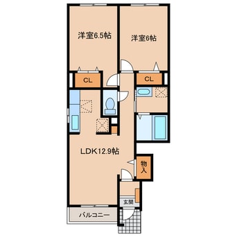 間取図 ヴィ　エレガントⅡ