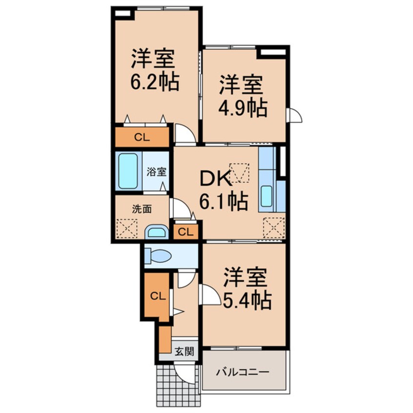 間取図 ソレイユ