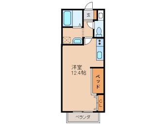 間取図 サン・friendsＦ岩崎