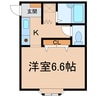 ソレイユ２１ 1Kの間取り