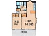 ソシア 1LDKの間取り