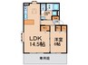 ソシア 1LDKの間取り