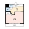 竹美ハイツ 1DKの間取り