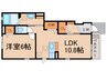 フロレット 1LDKの間取り