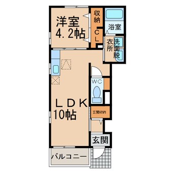 間取図 アドバンスオーシャン105