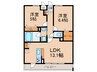 コンフォート結 2LDKの間取り