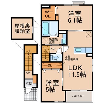 間取図 ラ・リベルタ