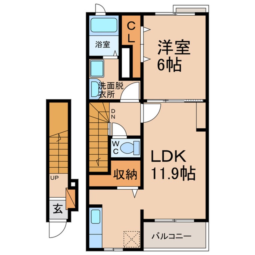 間取図 サン　フローラＭＰ