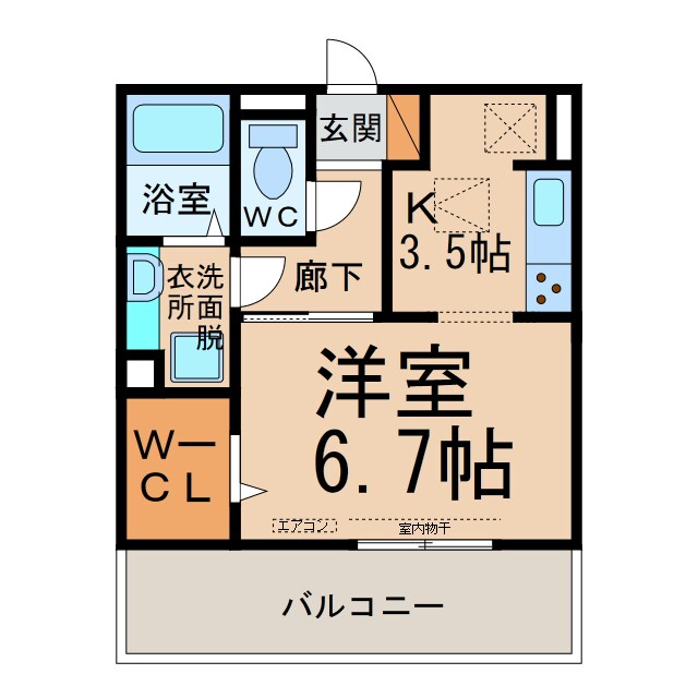 間取り図 Loco　Moco Ⅱ