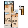 フューチャー 1LDKの間取り