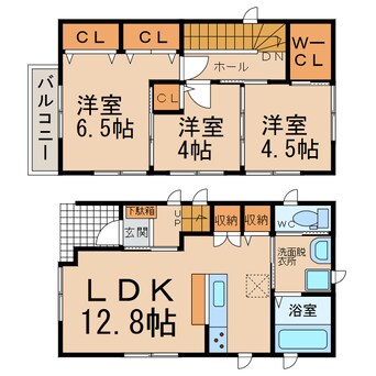 間取図 キュービックハウス南外山