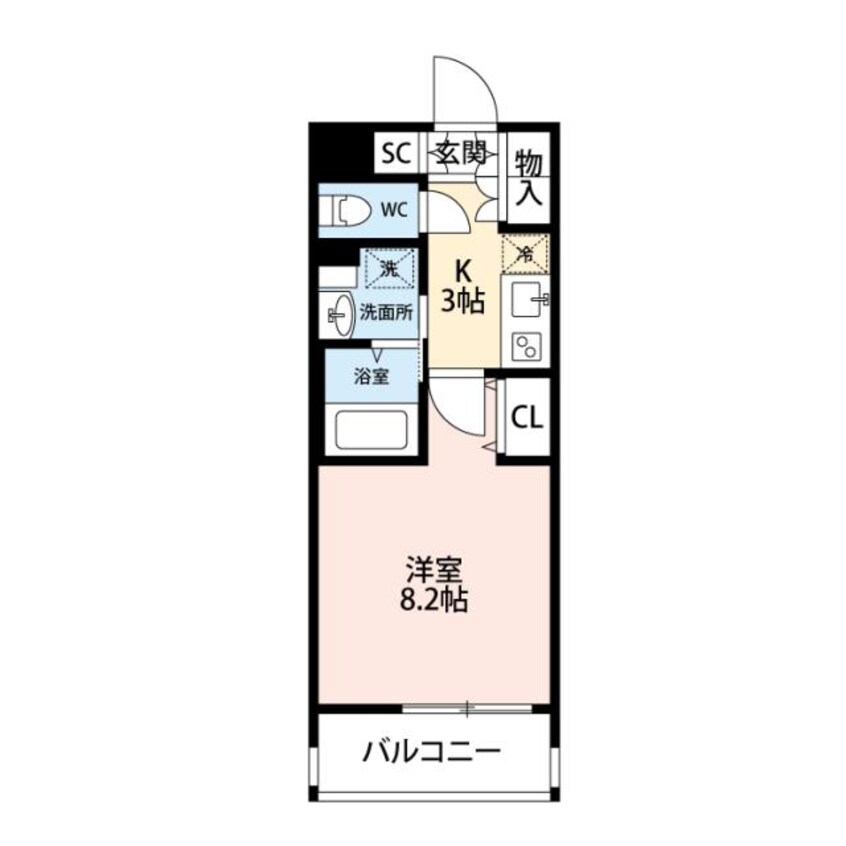 間取図 レジデンシア小牧駅前