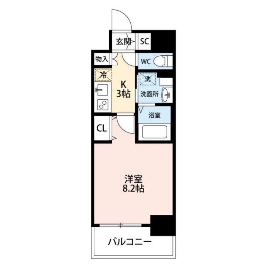 間取図 レジデンシア小牧駅前