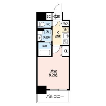 間取図 レジデンシア小牧駅前