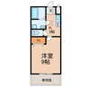 ロワールⅡ 1Kの間取り