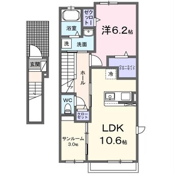 間取図 スクエア　ヴィラⅢ